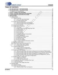 CS4525-CNZR Datasheet Page 3
