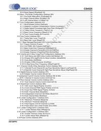 CS4525-CNZR Datasheet Page 5