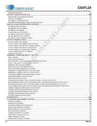 CS47L24-CWZR Datasheet Page 4