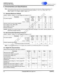 CS49DV8C-CVZR Datasheet Page 10