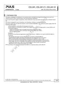 CS5.241-S1 Datasheet Page 3