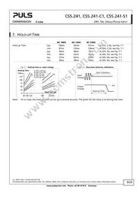 CS5.241-S1 Datasheet Page 9