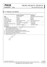 CS5.241-S1 Datasheet Page 12