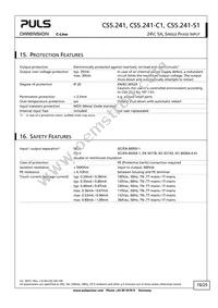 CS5.241-S1 Datasheet Page 16