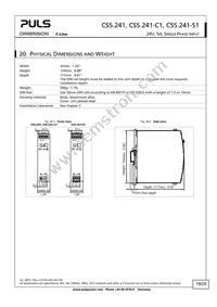 CS5.241-S1 Datasheet Page 19