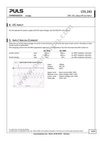 CS5.243 Datasheet Page 6