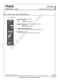 CS5.243 Datasheet Page 12