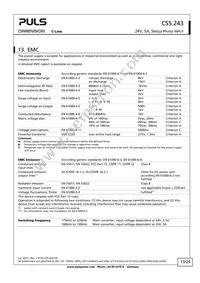 CS5.243 Datasheet Page 13