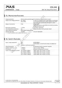 CS5.243 Datasheet Page 15