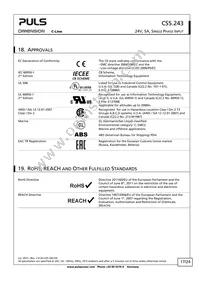 CS5.243 Datasheet Page 17