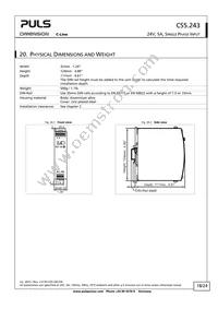 CS5.243 Datasheet Page 18