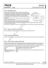 CS5.243 Datasheet Page 23