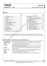 CS5.244 Datasheet Page 2