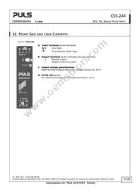 CS5.244 Datasheet Page 11