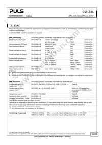 CS5.244 Datasheet Page 12