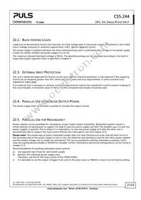 CS5.244 Datasheet Page 21