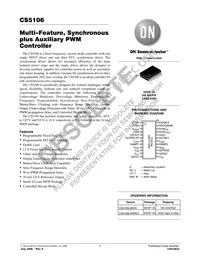 CS5106LSWR24 Datasheet Cover