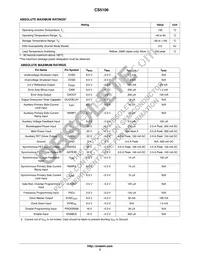 CS5106LSWR24 Datasheet Page 3