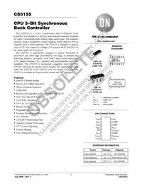 CS5155GDR16 Datasheet Cover