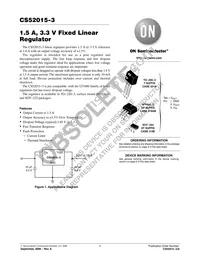 CS52015-3GT3 Datasheet Cover