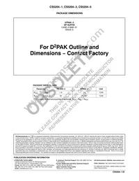 CS5204-1GT3 Datasheet Page 9