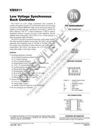 CS5211GDR14G Datasheet Cover