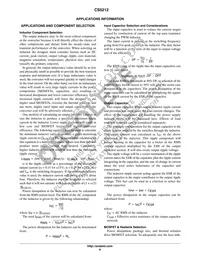 CS5212GDR14 Datasheet Page 8