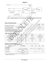 CS5233-3GDF8 Datasheet Page 2