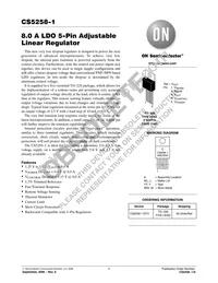 CS5258-1GT5 Datasheet Cover