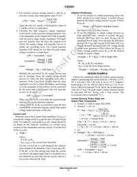 CS5301GDWR32G Datasheet Page 17