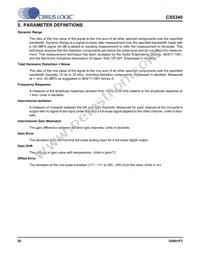 CS5340-DZZR Datasheet Page 20