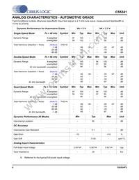 CS5341-DZZ Datasheet Page 6