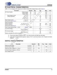 CS5342-CZZR Datasheet Page 9