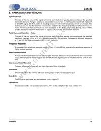 CS5342-CZZR Datasheet Page 19