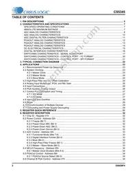 CS5345-CQZR Datasheet Page 2