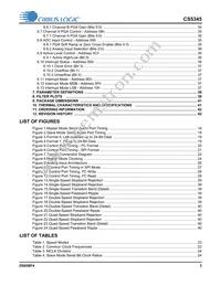 CS5345-CQZR Datasheet Page 3