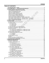 CS5346-DQZ Datasheet Page 2