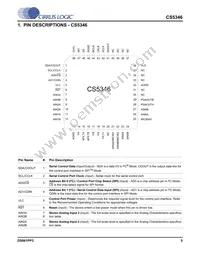 CS5346-DQZ Datasheet Page 5