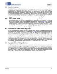 CS5351-BZZ Datasheet Page 19