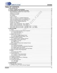 CS5364-DQZR Datasheet Page 3