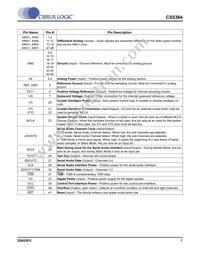 CS5364-DQZR Datasheet Page 7