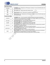 CS5364-DQZR Datasheet Page 8