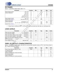 CS5364-DQZR Datasheet Page 11