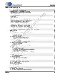CS5366-DQZR Datasheet Page 3