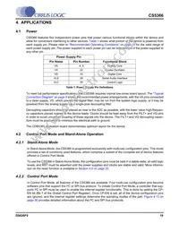 CS5366-DQZR Datasheet Page 19