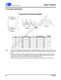 CS5372-BSZR Datasheet Page 20