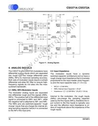 CS5372A-ISZR Datasheet Page 16