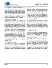 CS5372A-ISZR Datasheet Page 19