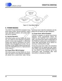 CS5372A-ISZR Datasheet Page 20