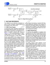 CS5372A-ISZR Datasheet Page 21